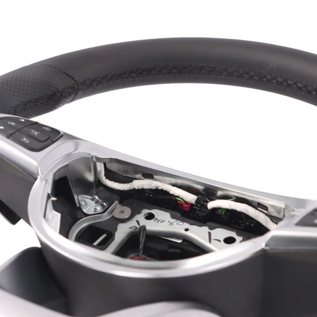 Steering Wheel NEW Black Leather Paddle Shift Mercedes GLC X253 - SKU A0004602912-1 - Part number A0004602912