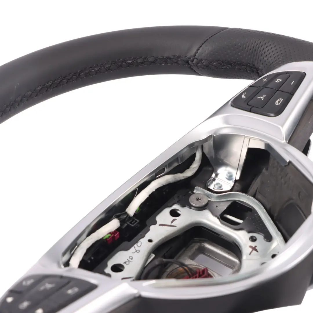 Steering Wheel NEW Black Leather Paddle Shift Mercedes GLC X253 - SKU A0004602912-1 - Part number A0004602912