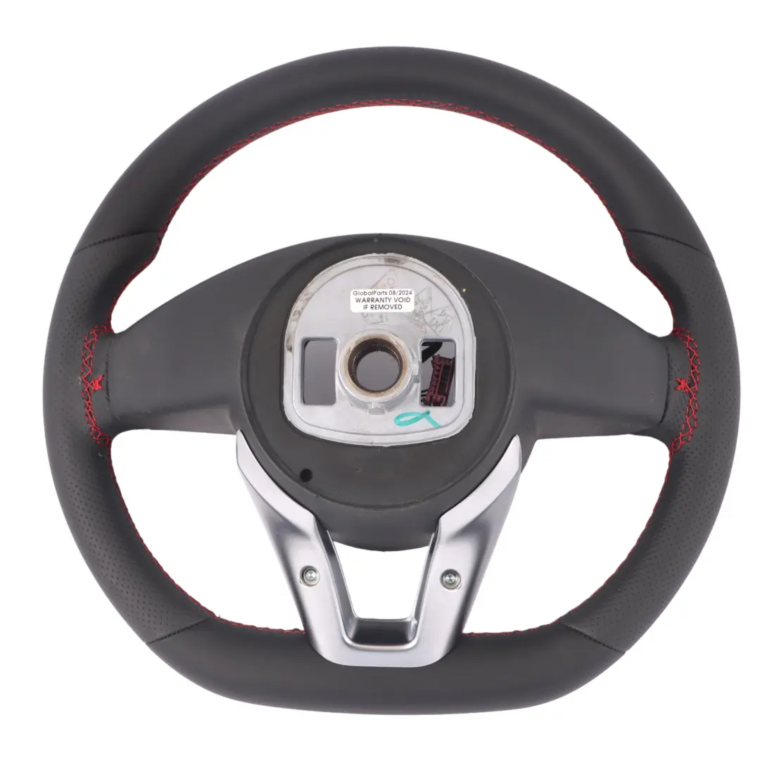 Volante Mercedes W176 W117 NUEVO Cuero Negro Hilos Rojos Multifunción - SKU A0004603303-1 - Número de pieza A0004603303-1