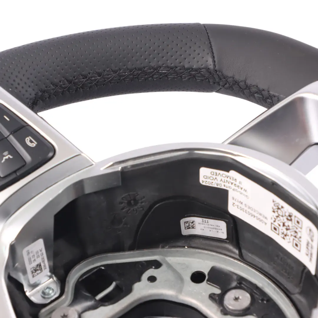 NUOVO in Pelle Nera Multifunzione per Volante Mercedes C117 W176 con numero di parte A0004603303 Volante Mercedes C117 W176 NUOVO in Pelle Nera Multifunzione - SKU A0004603303-2 - Numero di parte A0004603303