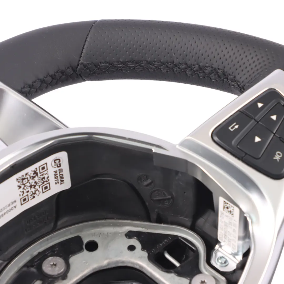 NUOVO in Pelle Nera Multifunzione per Volante Mercedes C117 W176 con numero di parte A0004603303 Volante Mercedes C117 W176 NUOVO in Pelle Nera Multifunzione - SKU A0004603303-2 - Numero di parte A0004603303