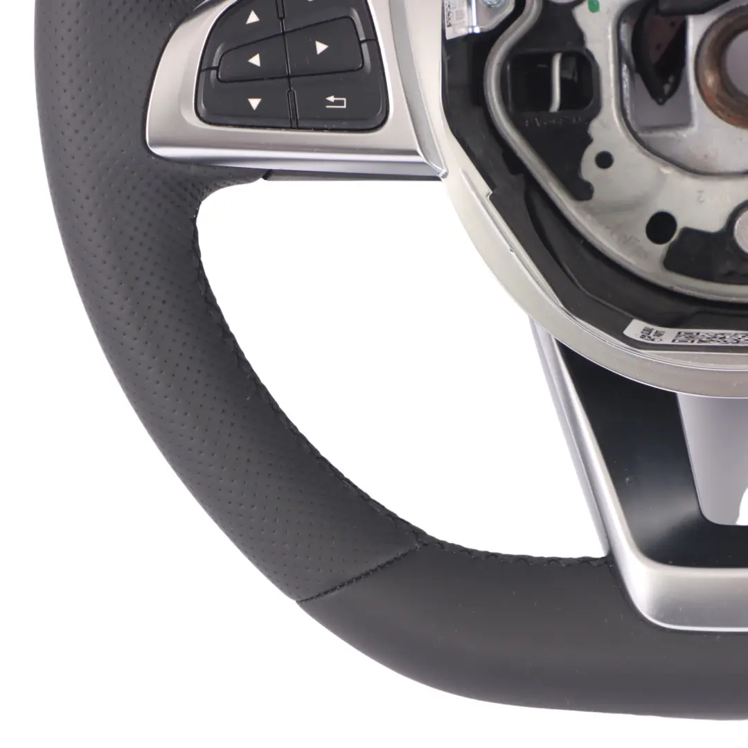 Volant Mercedes C117 W176 NOUVEAU Cuir Noir Multifonction pour à propos du numéro de pièce A0004603303 Volant Mercedes C117 W176 NOUVEAU Cuir Noir Multifonction - SKU A0004603303-2 - Numéro de pièce A0004603303