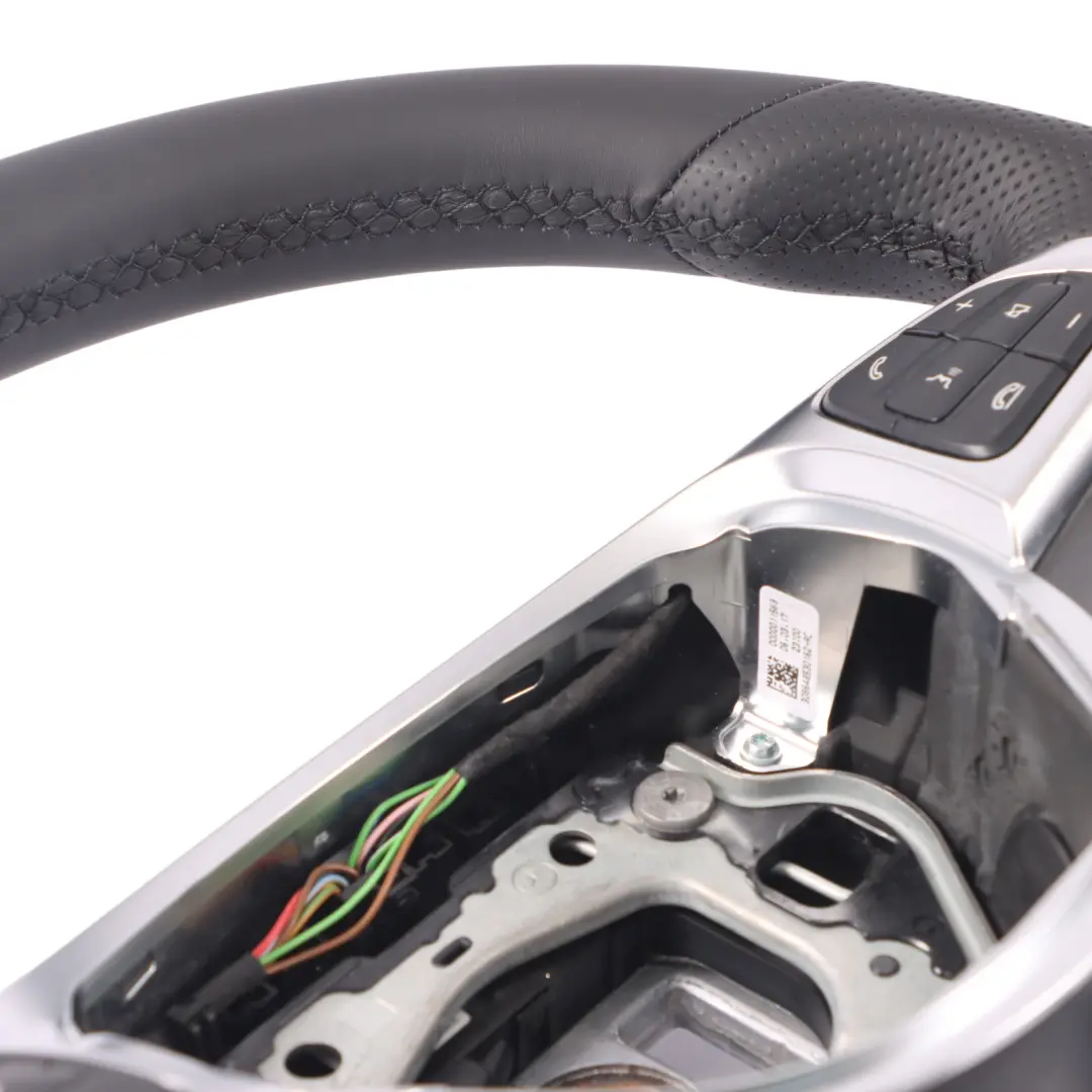  Volant Mercedes C117 W176 NOUVEAU Cuir Noir Multifonction - SKU A0004603303-2 - Numéro de pièce A0004603303