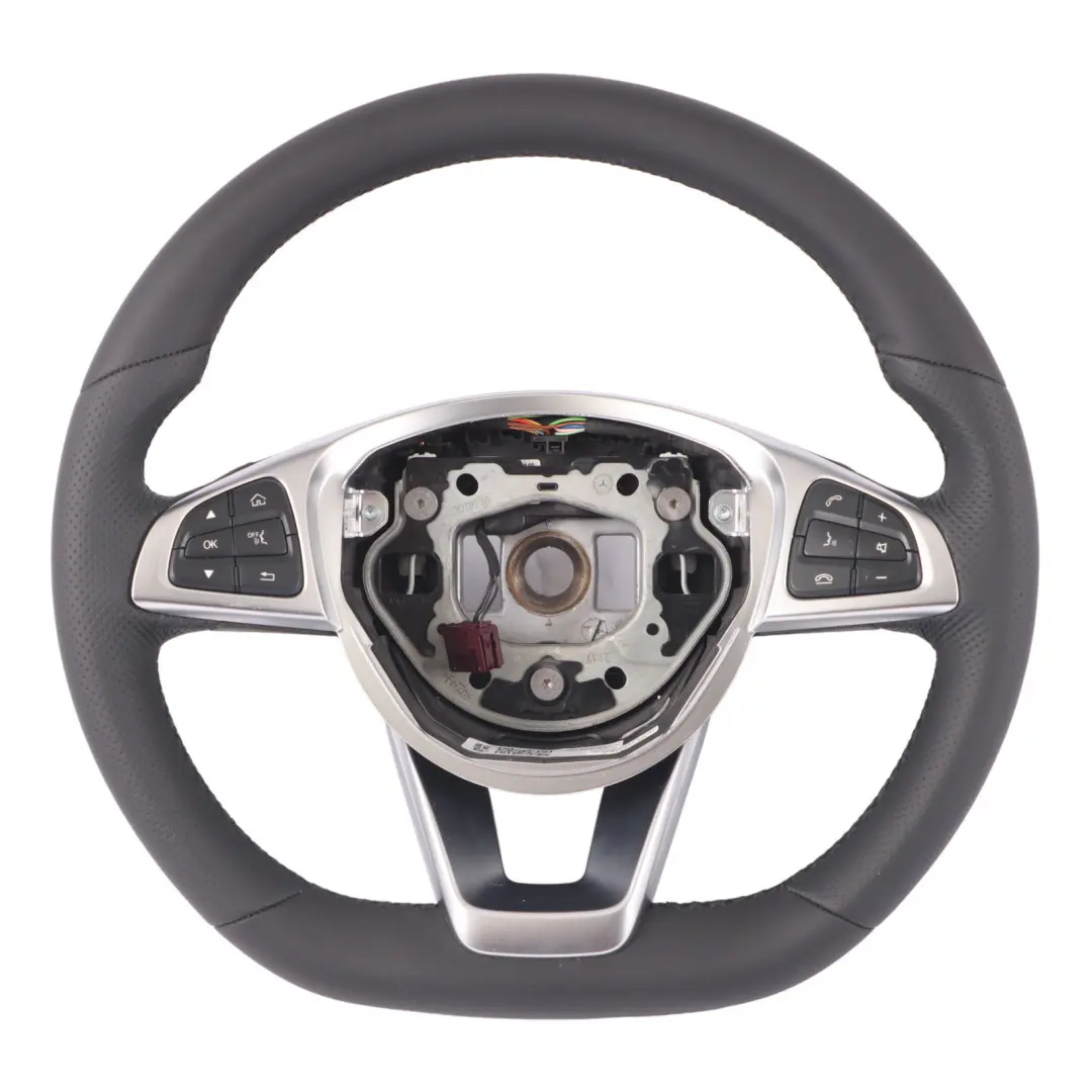 Mercedes W205 C253 Kierownica NOWA Czarna Skóra Multifunkcja - SKU A0004603703-1 - Numer Części A0004603703