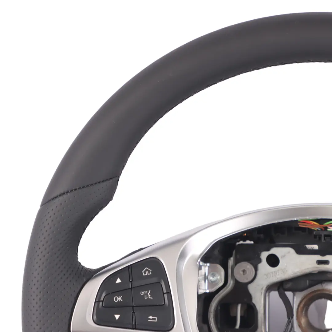 Steering Wheel Mercedes W205 C253 NEW Black Leather Multifunction to with Part number A0004603703 Steering Wheel Mercedes W205 C253 NEW Black Leather Multifunction - SKU A0004603703-1 - Part number A0004603703