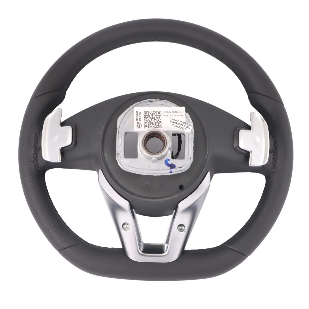 Steering Wheel Mercedes W205 C253 NEW Black Leather Multifunction Paddle Shift to with Part number A0004603803 Steering Wheel Mercedes W205 C253 NEW Black Leather Multifunction Paddle Shift - SKU A0004603803-1 - Part number A0004603803