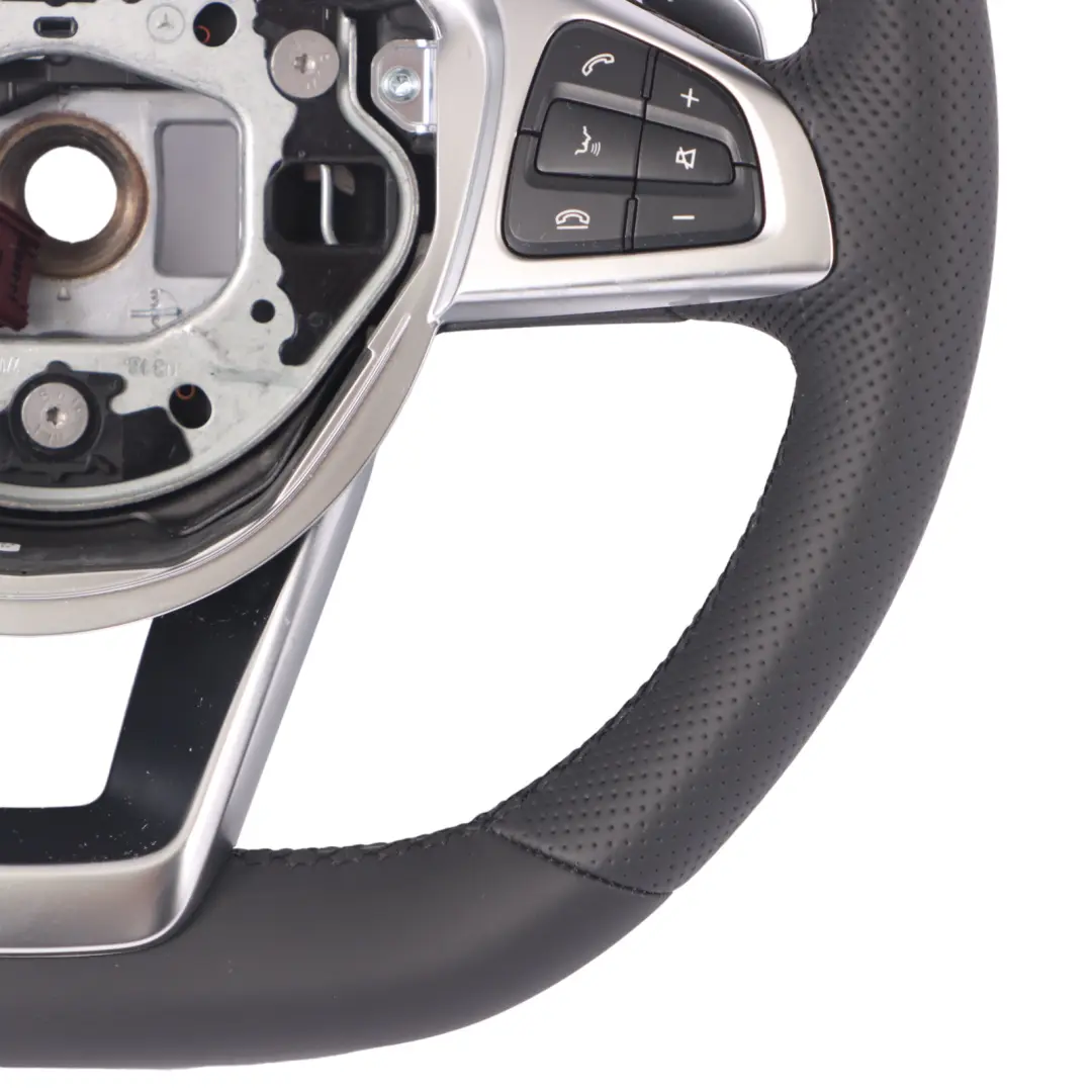 Steering Wheel Mercedes W205 C253 NEW Black Leather Multifunction Paddle Shift to with Part number A0004603803 Steering Wheel Mercedes W205 C253 NEW Black Leather Multifunction Paddle Shift - SKU A0004603803-1 - Part number A0004603803
