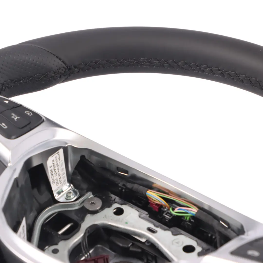 Steering Wheel Mercedes W205 C253 NEW Black Leather Multifunction Paddle Shift to with Part number A0004603803 Steering Wheel Mercedes W205 C253 NEW Black Leather Multifunction Paddle Shift - SKU A0004603803-1 - Part number A0004603803