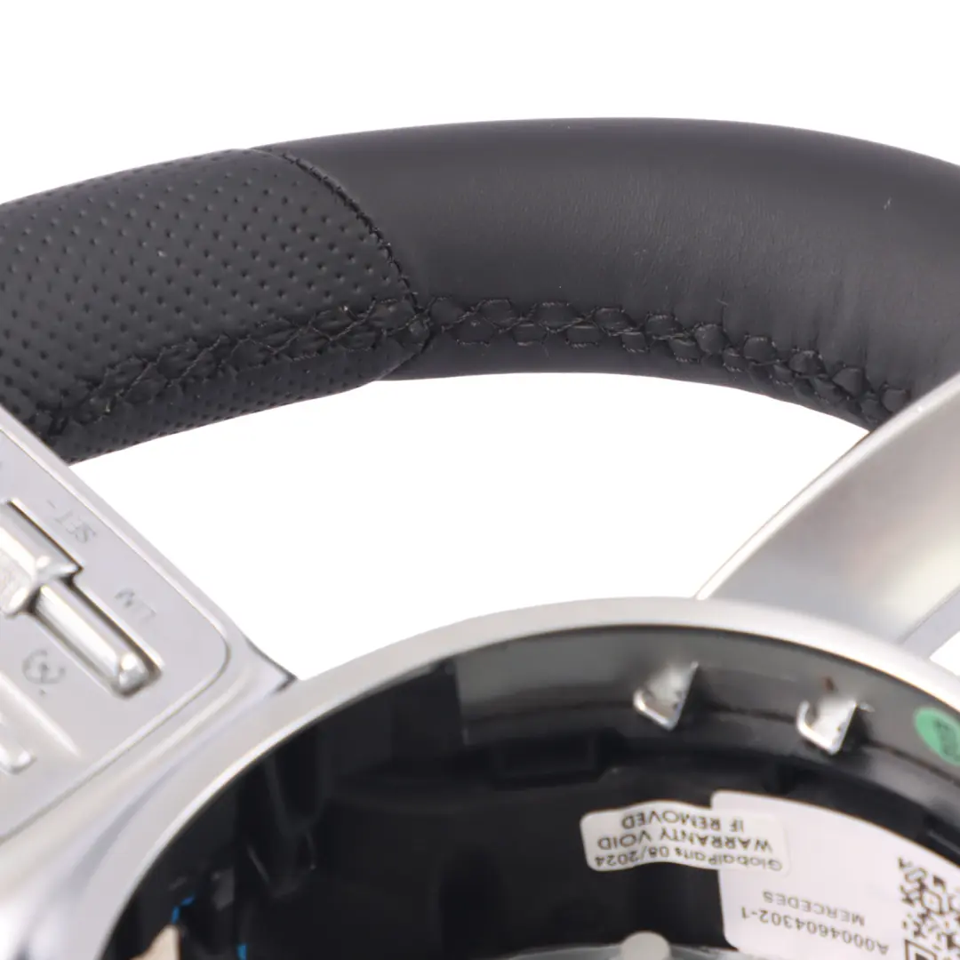 NUOVO in Pelle Nera Cambio al Volante per Volante Mercedes W213 C238 con numero di parte A0004604302 Volante Mercedes W213 C238 NUOVO in Pelle Nera Cambio al Volante - SKU A0004604302-1 - Numero di parte A0004604302