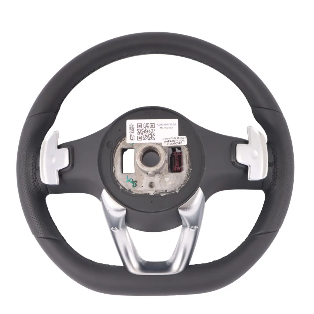  Lenkrad Mercedes W213 C238 NEU Schwarz Leder Schaltwippen - SKU A0004604302-1 - Teilenummer A0004604302