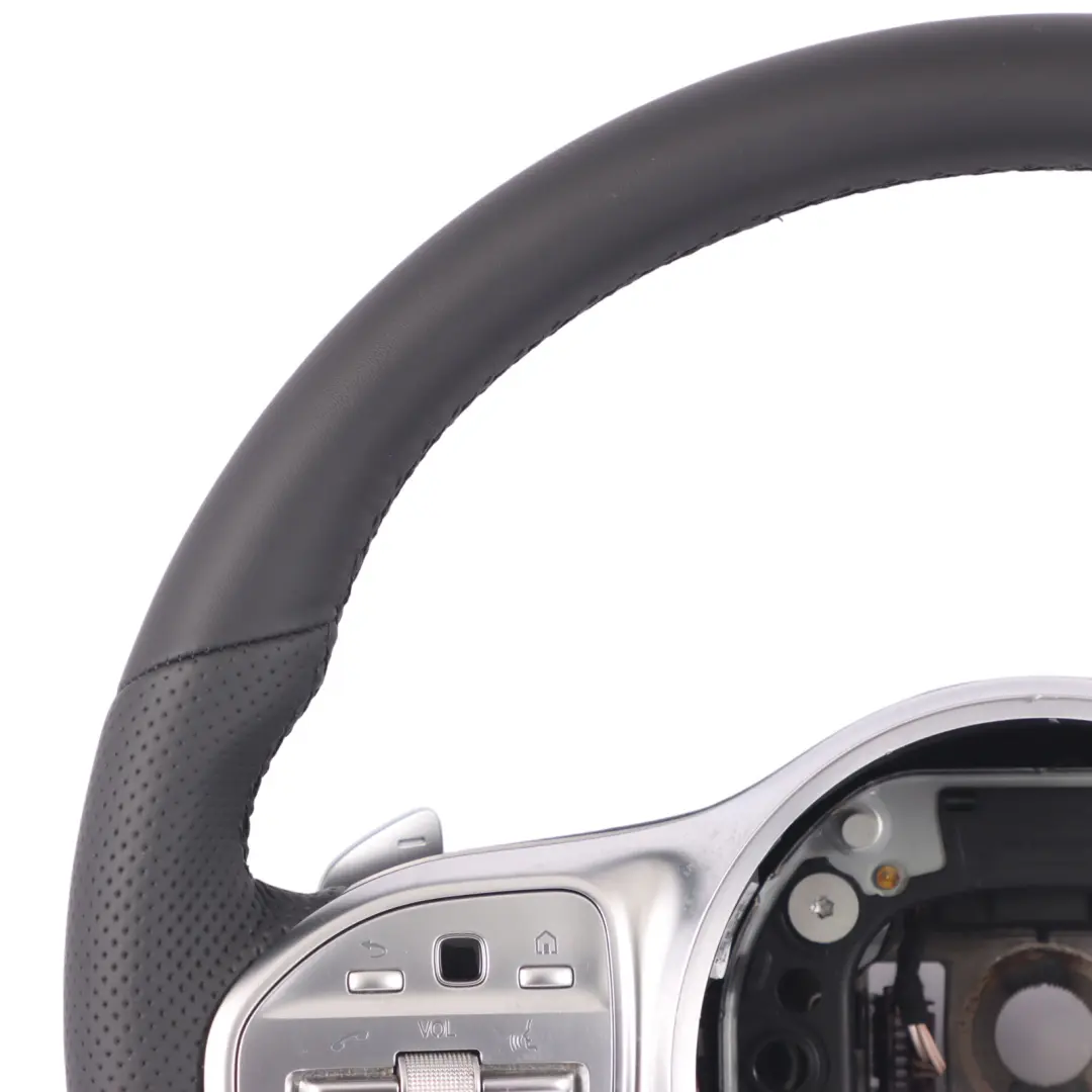 NUEVO Cuero Negro Palanca de Cambio para Volante Mercedes W213 C238 con número de pieza A0004604302 Volante Mercedes W213 C238 NUEVO Cuero Negro Palanca de Cambio - SKU A0004604302-1 - Número de pieza A0004604302