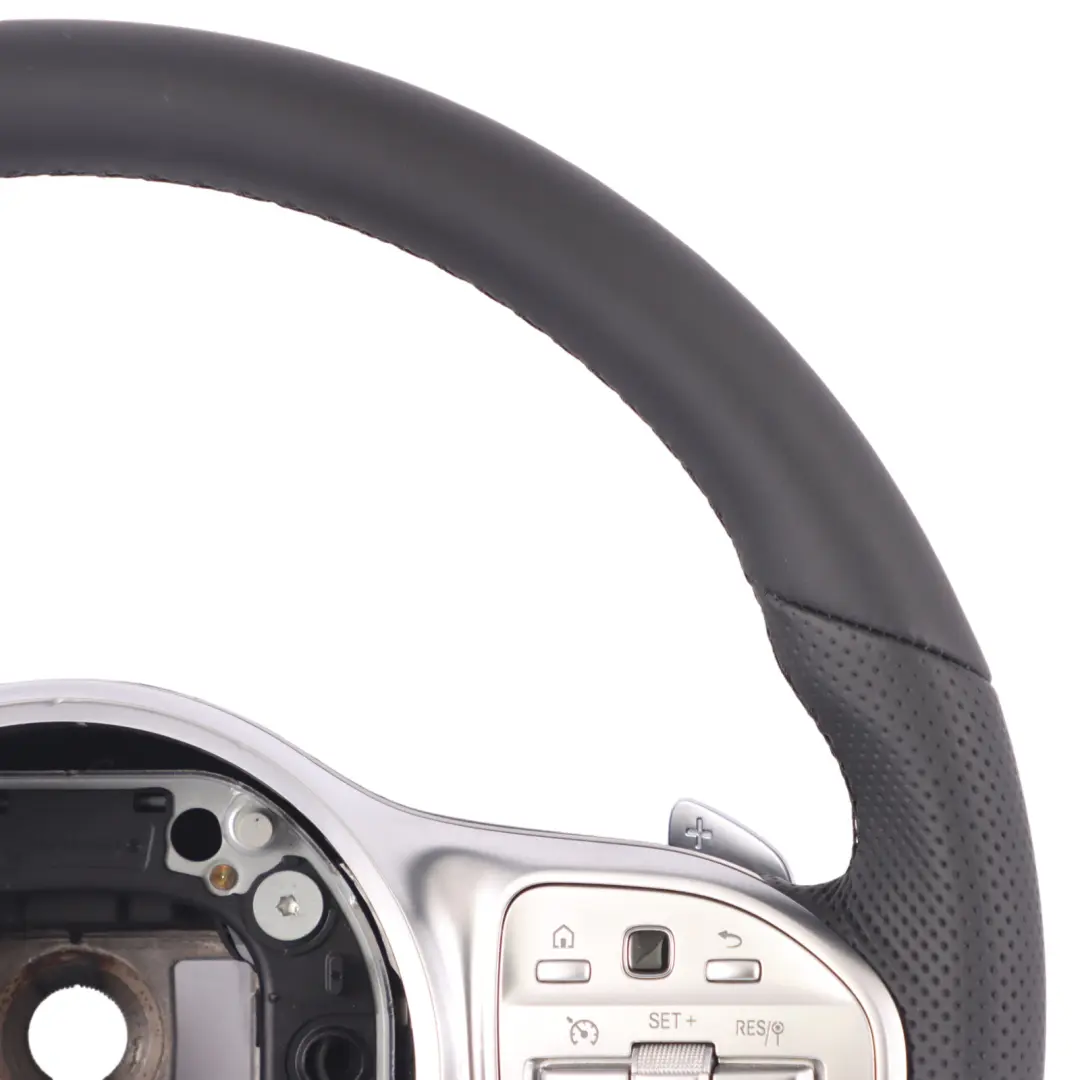  Steering Wheel Mercedes W213 C238 NEW Black Leather Paddle Shift - SKU A0004604302-1 - Part number A0004604302