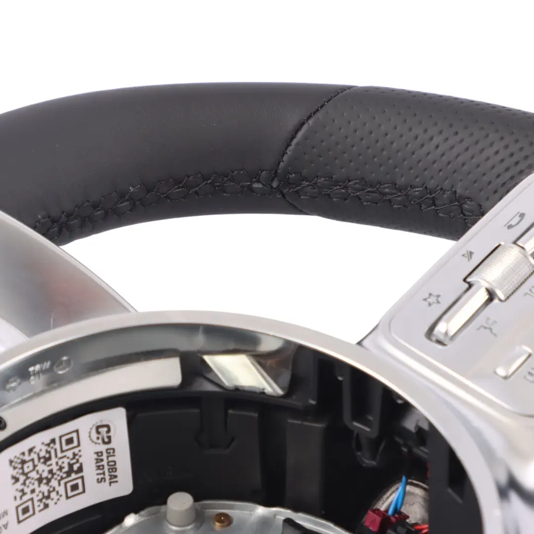 Steering Wheel Mercedes C118 W177 NEW Black Leather Paddle Shift Multifunction to with Part number A0004604602 Steering Wheel Mercedes C118 W177 NEW Black Leather Paddle Shift Multifunction - SKU A0004604602-2 - Part number A0004604602