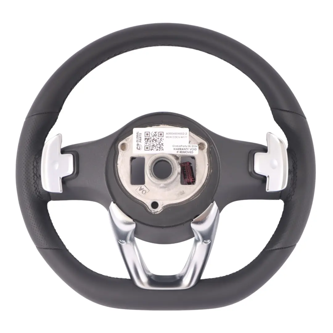  Volant Mercedes C118 W177 NOUVEAU Volant de Direction Multifonction en Cuir Noir - SKU A0004604602-2 - Numéro de pièce A0004604602