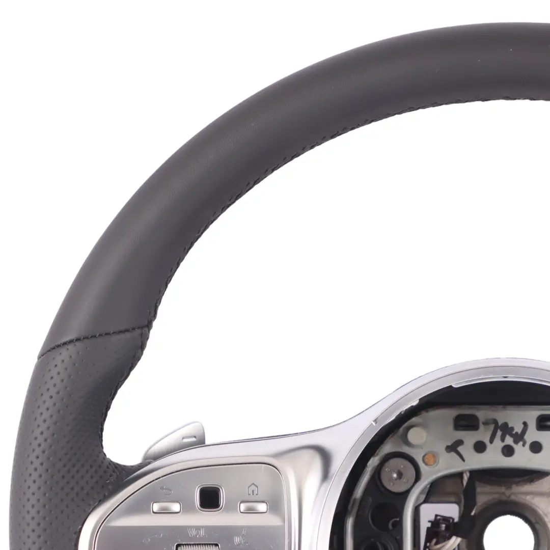 NUEVO Cuero Negro Palanca de Cambio Multifunción para Volante Mercedes C118 W177 con número de pieza A0004604602 Volante Mercedes C118 W177 NUEVO Cuero Negro Palanca de Cambio Multifunción - SKU A0004604602-2 - Número de pieza A0004604602