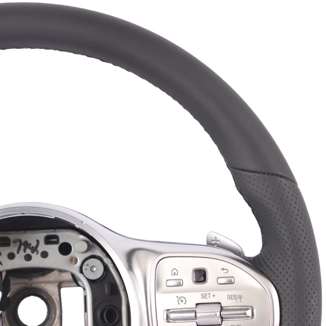 Steering Wheel Mercedes C118 W177 NEW Black Leather Paddle Shift Multifunction to with Part number A0004604602 Steering Wheel Mercedes C118 W177 NEW Black Leather Paddle Shift Multifunction - SKU A0004604602-2 - Part number A0004604602