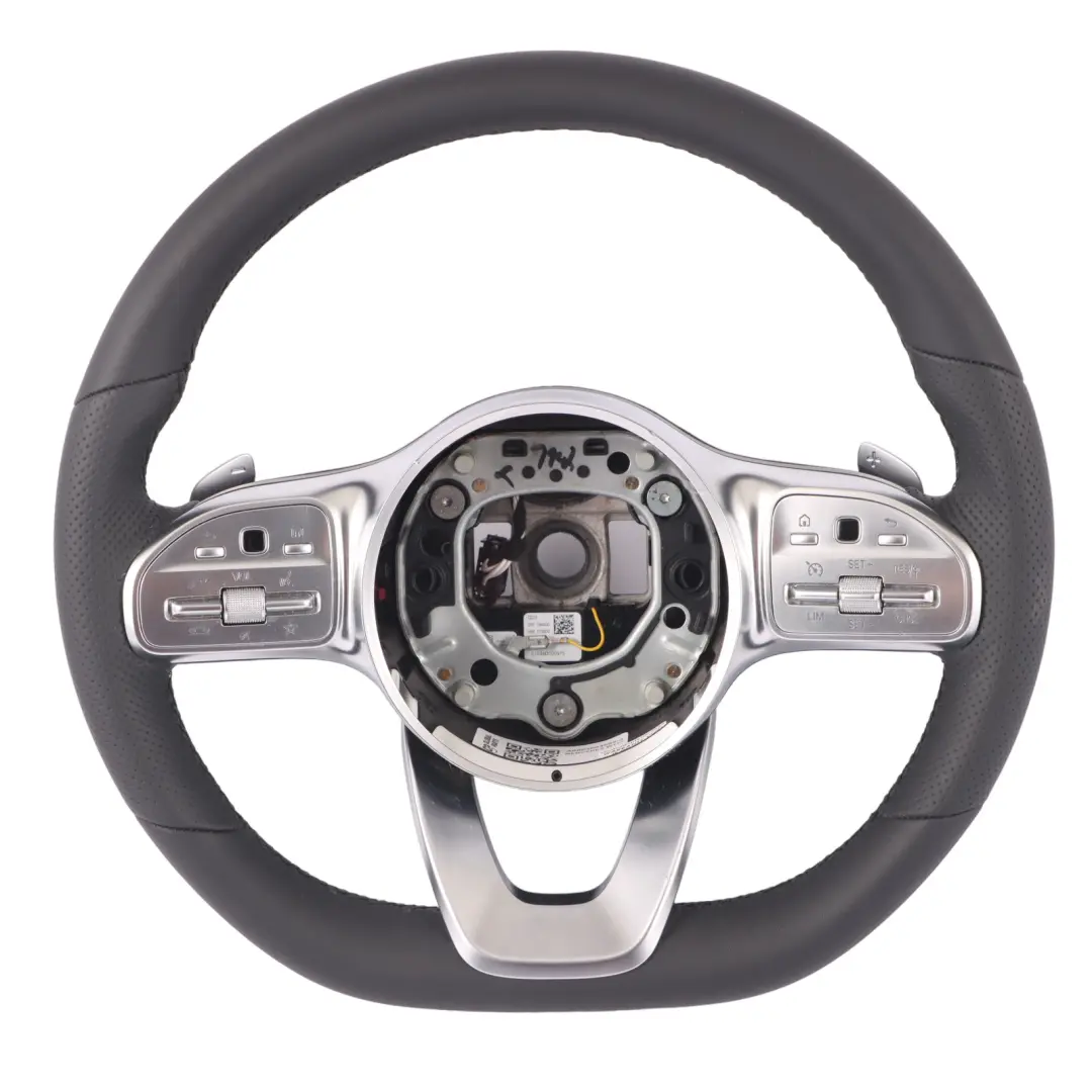  Volant Mercedes C118 W177 NOUVEAU Volant de Direction Multifonction en Cuir Noir - SKU A0004604602-2 - Numéro de pièce A0004604602