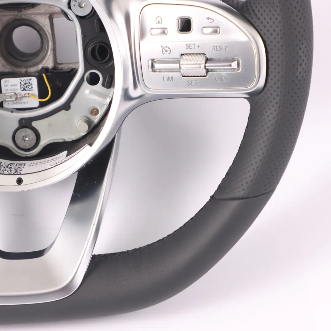 Lenkrad Mercedes C118 W177 NEU Schwarz Leder Schaltwippen Multifunktion für mit Teilenummer A0004604602 Lenkrad Mercedes C118 W177 NEU Schwarz Leder Schaltwippen Multifunktion - SKU A0004604602-2 - Teilenummer A0004604602