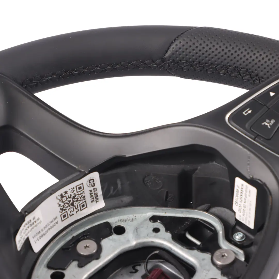 Mercedes W205 Steering Wheel NEW Black Leather Multifunction Paddle Shift - SKU A0004605003-1 - Part number A0004605003