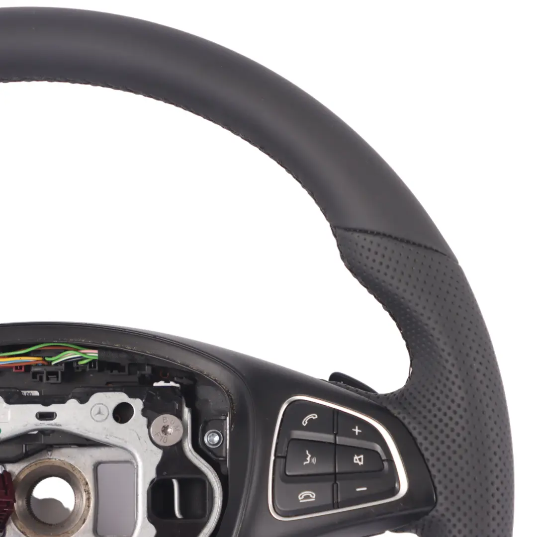 Mercedes W205 Volant NEUF Cuir Noir Multifonctions Palettes Changement Vitesse - SKU A0004605003-1 - Numéro de pièce A0004605003