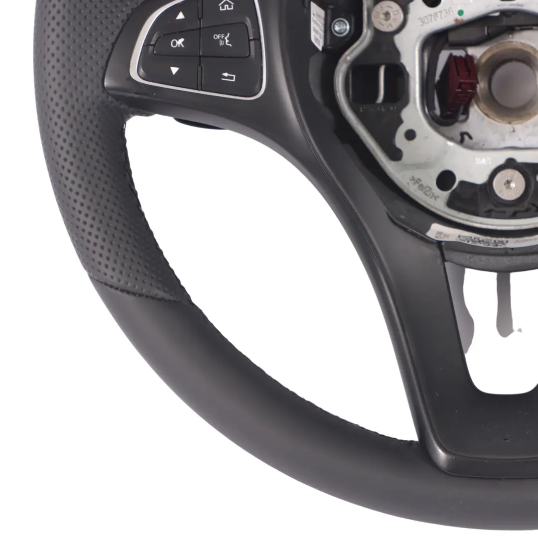 Mercedes W205 Volant NEUF Cuir Noir Multifonctions Palettes Changement Vitesse - SKU A0004605003-1 - Numéro de pièce A0004605003
