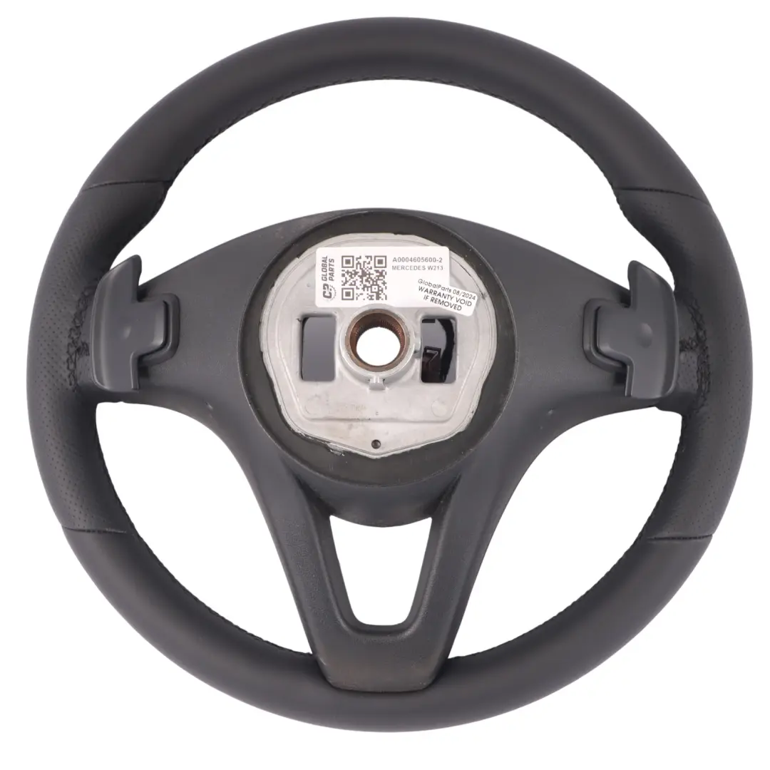 Mercedes W213 Kierownica NOWA Czarna Skóra Łopatki Multifunkcja - SKU A0004605600-2 - Numer Części A0004605600