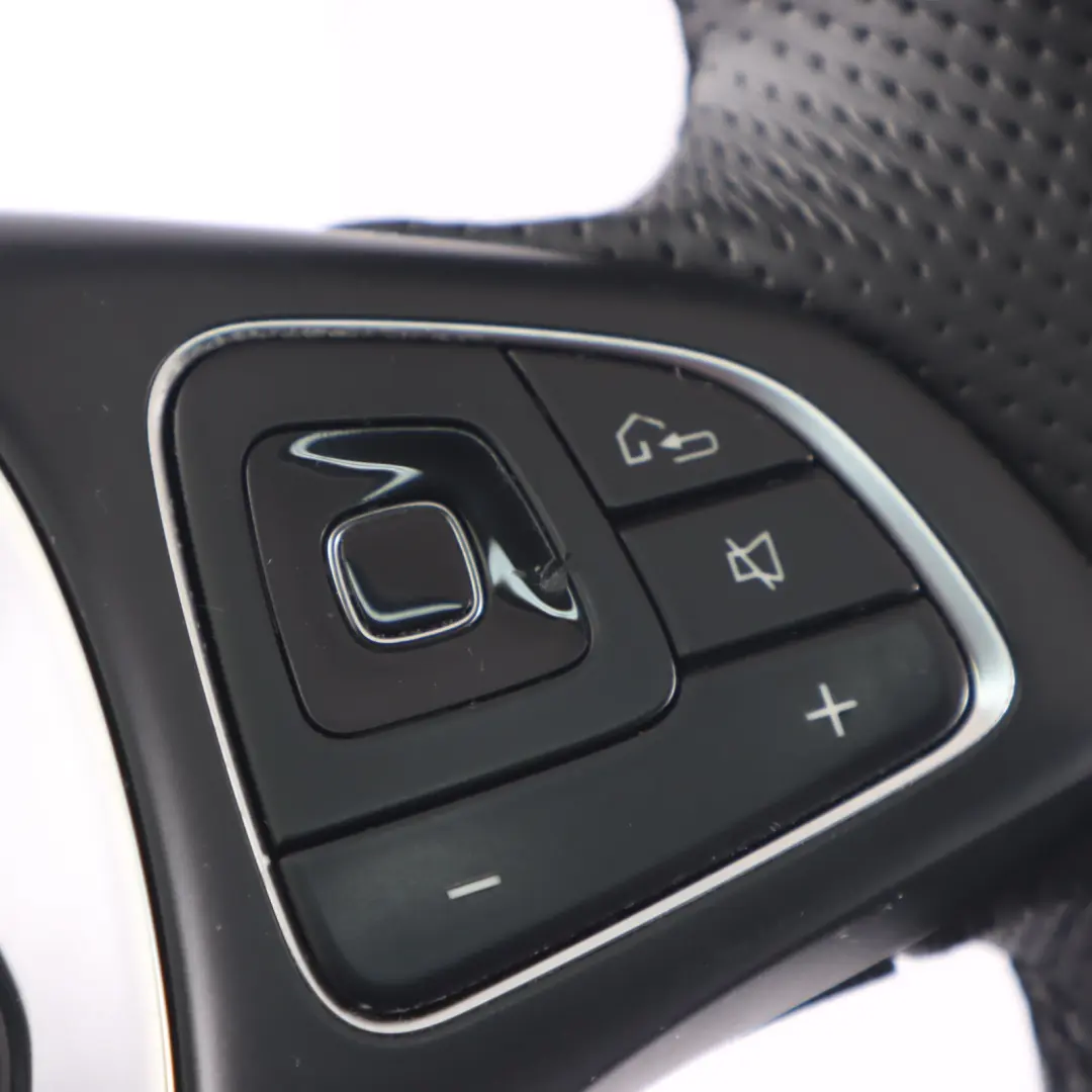 Mercedes W213 Kierownica NOWA Czarna Skóra Łopatki Multifunkcja - SKU A0004605600-2 - Numer Części A0004605600