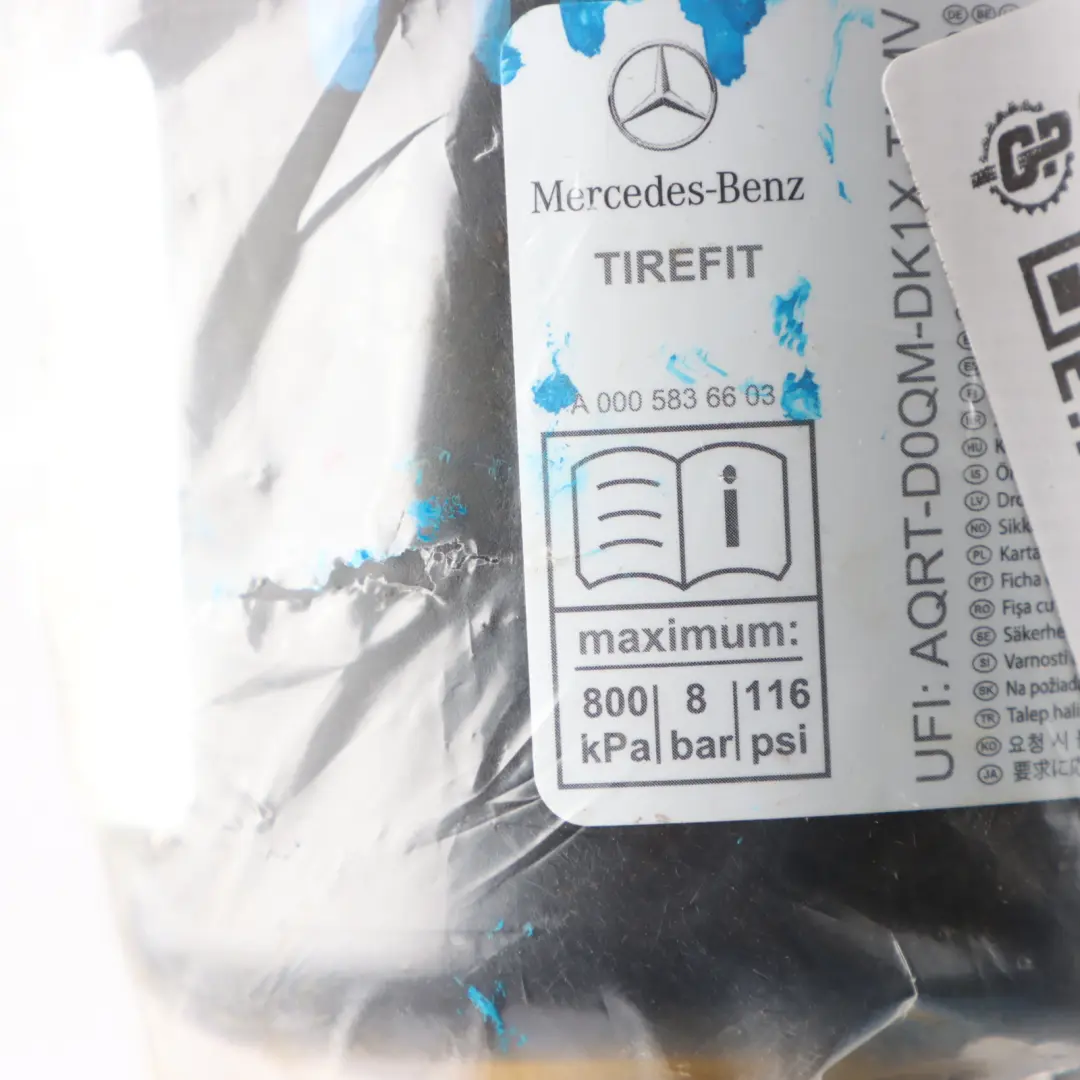 Botella selladora de neumáticos Mercedes reparación de emergencia para con número de pieza A0005836603 Botella selladora de neumáticos Mercedes reparación de emergencia - SKU A0005836603 - Número de pieza A0005836603