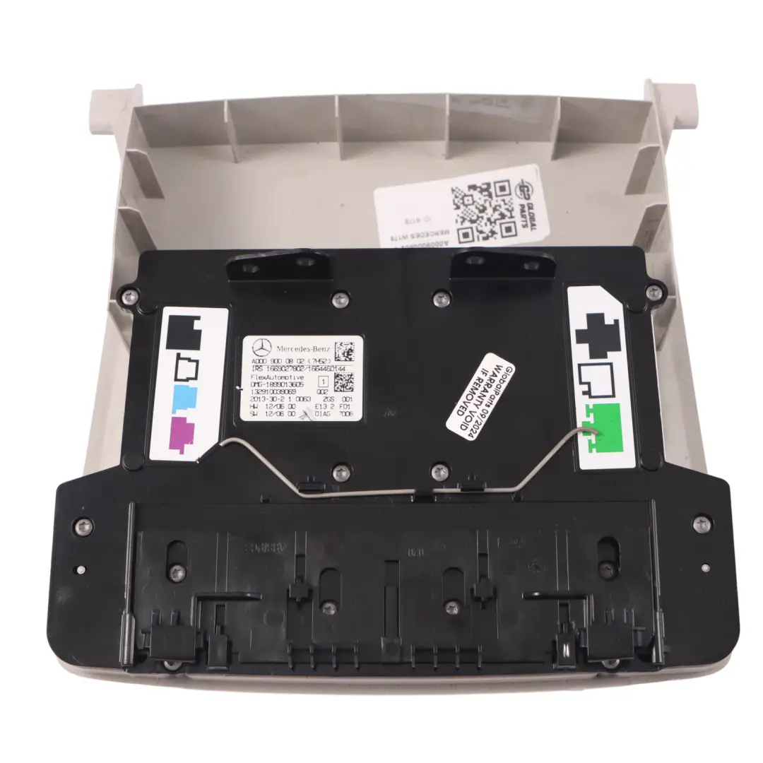 Mercedes W176 Interior Roof Light Reading Lamp Front Grey Switch - SKU A0009000802-1 - Part number A0009000802
