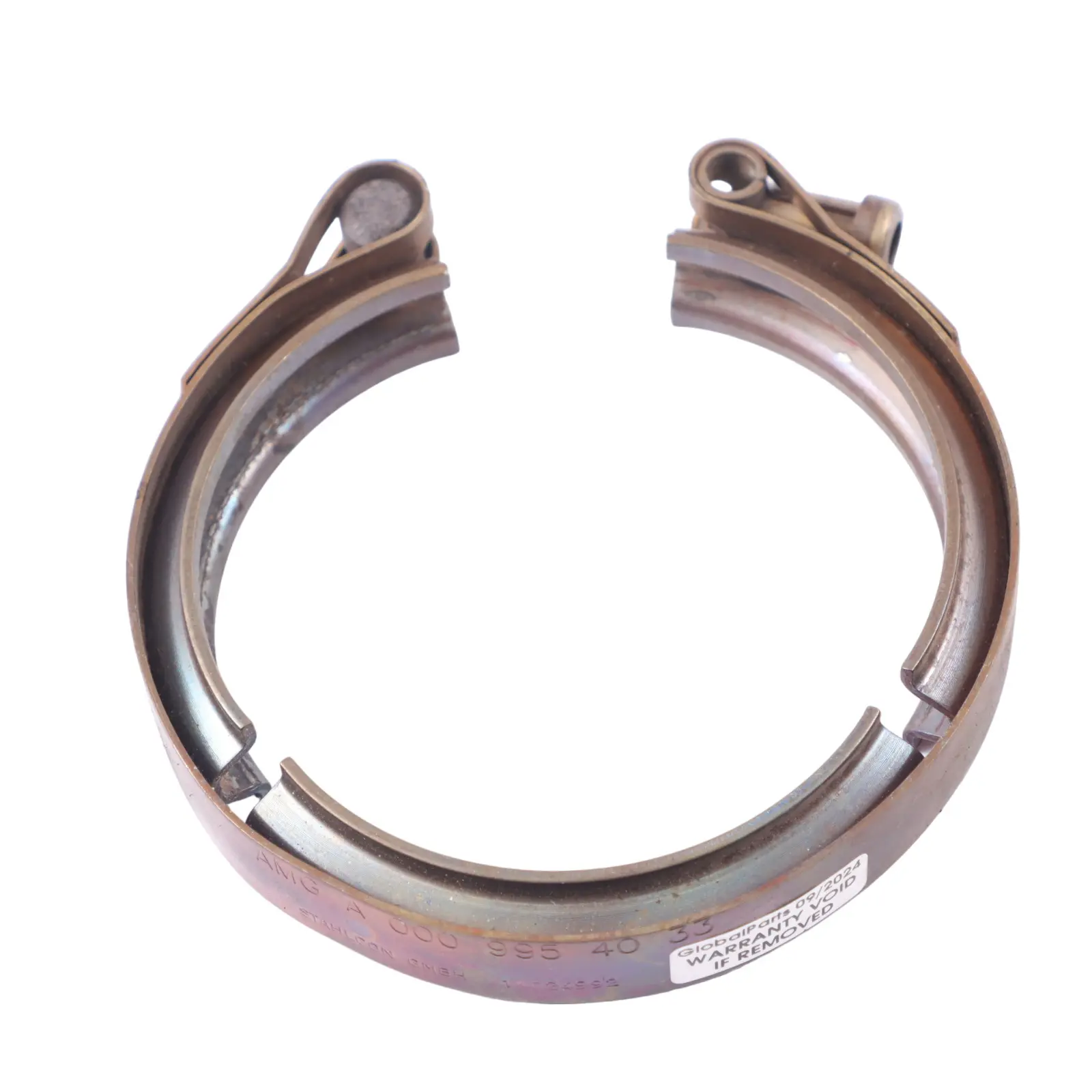 Morsetto di Scarico Mercedes W205 X253 C63 GL63 AMG Connettore Tubo A0009954033