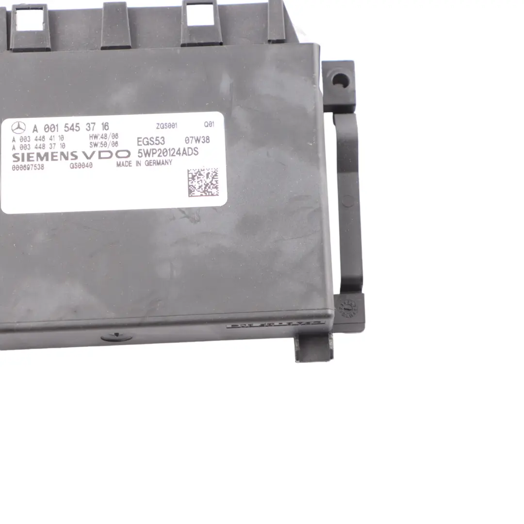 Mercedes C209 Motor Kompressor Caja 5 Velocidades GSG Módulo Control - SKU A0015453716 - Número de pieza A0015453716