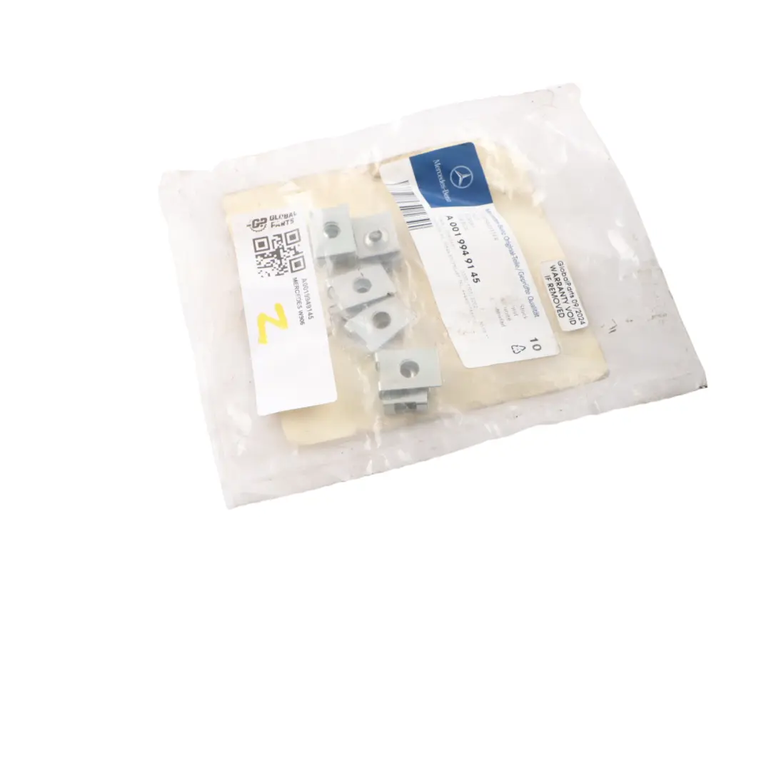 Heater Clip Mount Clasp Mounting Holder Bracket to Mercedes W124 W140 with Part number A0019949145 Mercedes W124 W140 Heater Clip Mount Clasp Mounting Holder Bracket - SKU A0019949145 - Part number A0019949145