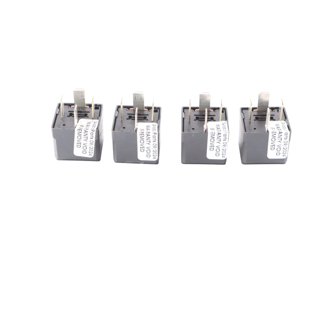 Relay Mercedes W176 W246 4-Pin Black Hella 12V Electrical Set x4 - SKU A0025428019-3 - Part number A0025428019