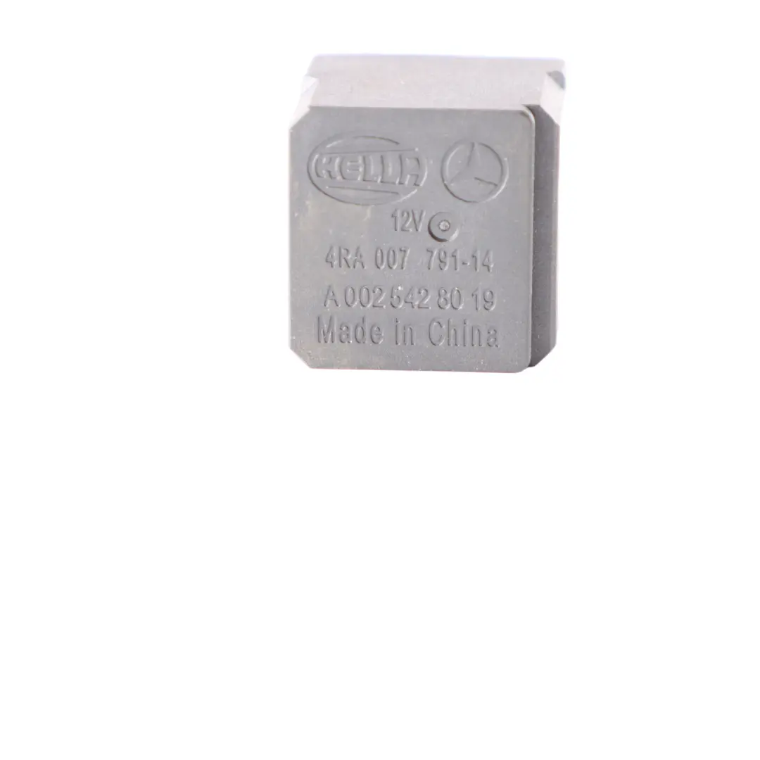 Relay Mercedes W176 W246 4-Pin Black Hella 12V Electrical Set x4 - SKU A0025428019-3 - Part number A0025428019