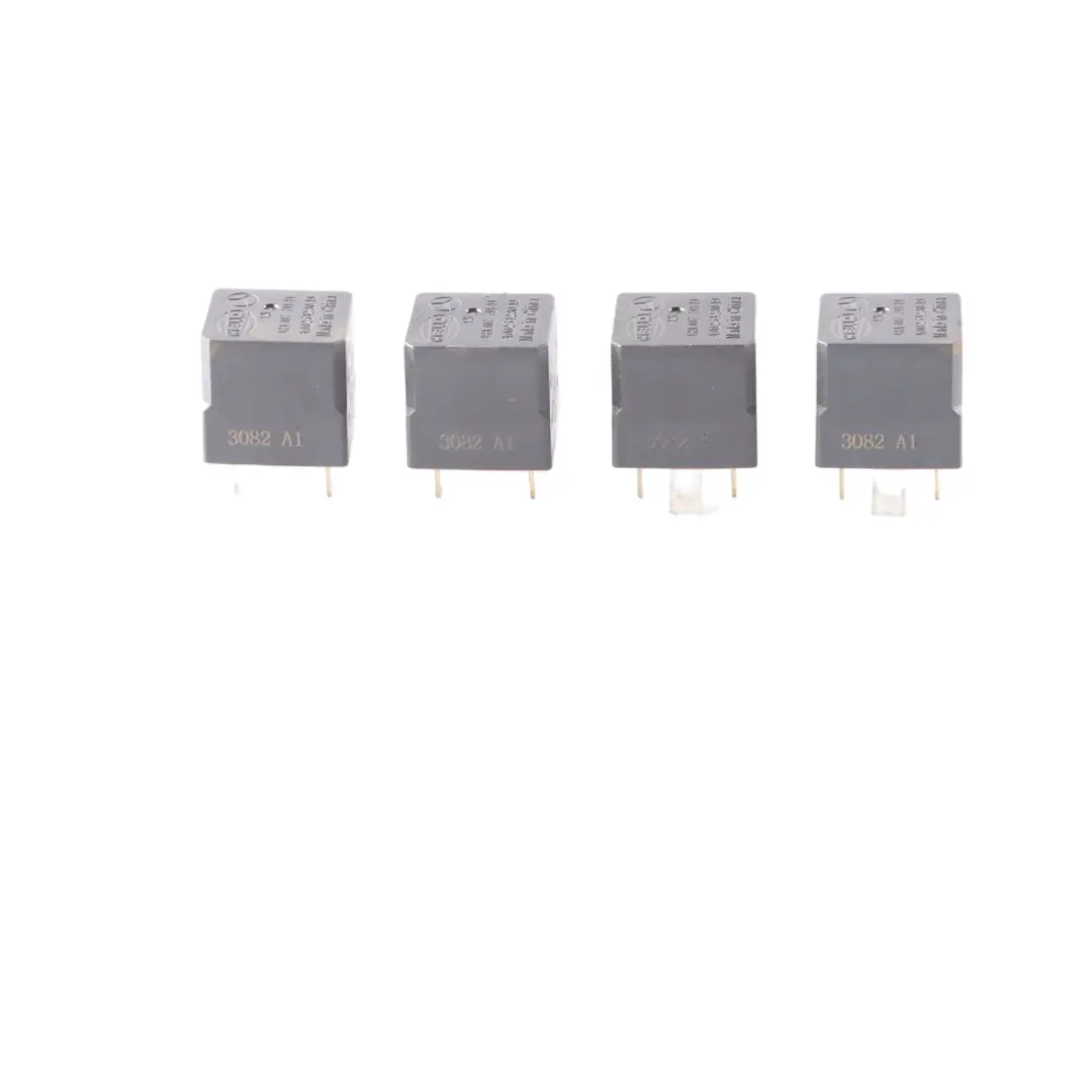 Relay Mercedes W176 W246 4-Pin Black Hella 12V Electrical Set x4 - SKU A0025428019-3 - Part number A0025428019