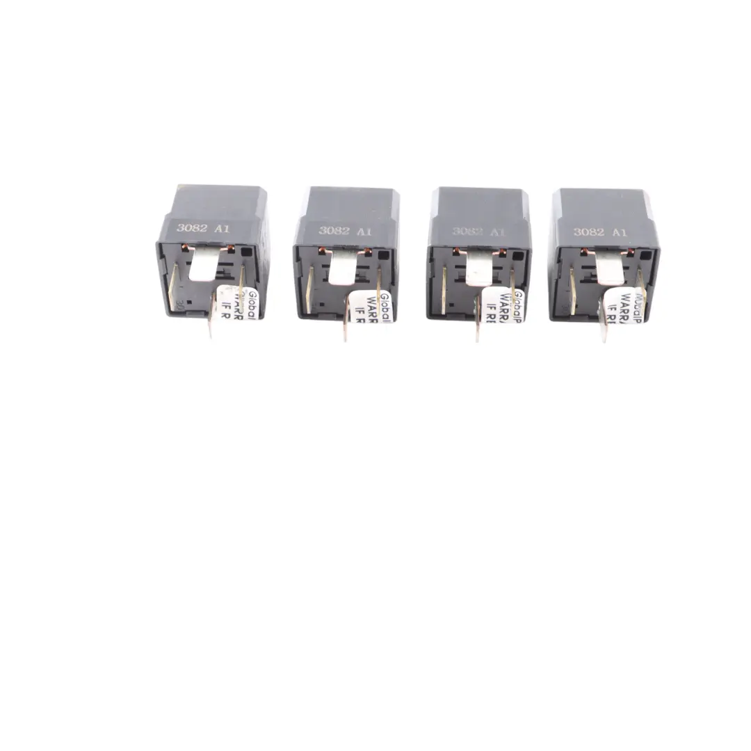 Relay Mercedes W176 W246 4-Pin Black Hella 12V Electrical Set x4 - SKU A0025428019-3 - Part number A0025428019