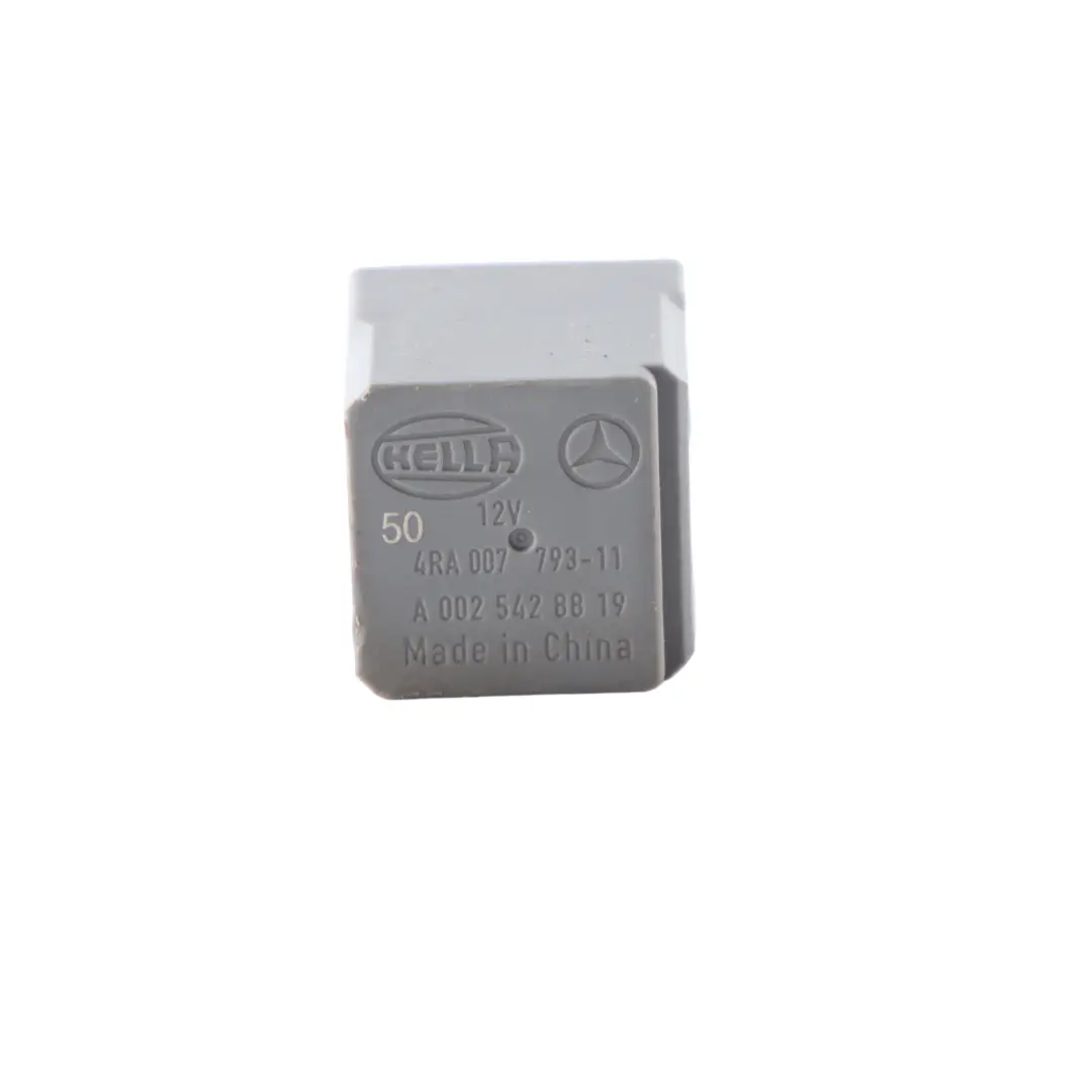 Mercedes W176 W246 Relay Current 4 Pin 12V Hella Set x2 - SKU A0025428819-1 - Part number A0025428819