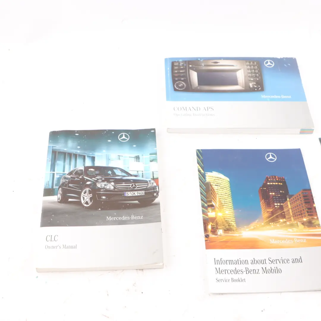 Owner's Handbook Booklet Slipcase Pouch Case Wallet Set to Mercedes CLC CL203 with Part number A0035846181 Mercedes CLC CL203 Owner's Handbook Booklet Slipcase Pouch Case Wallet Set - SKU A0035846181 - Part number A0035846181