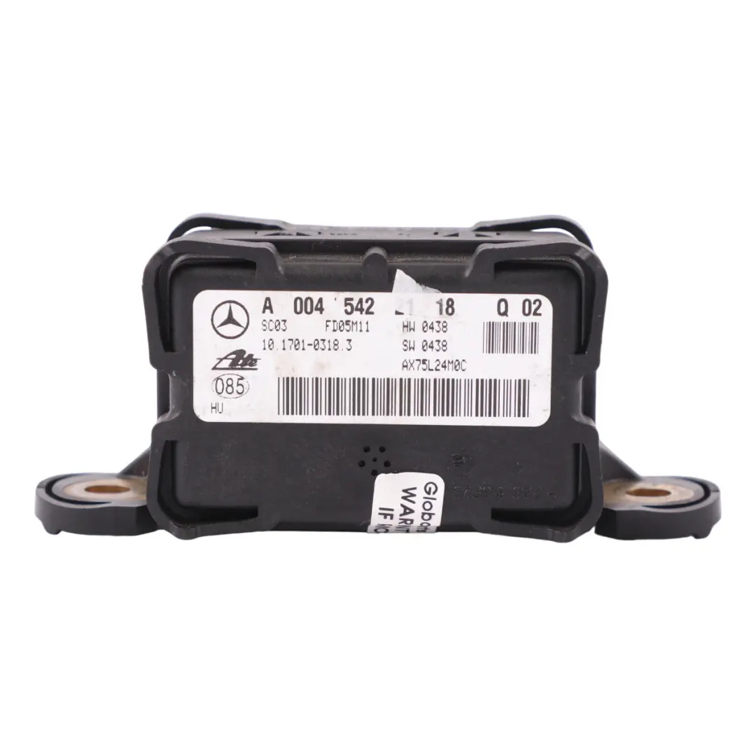 Moduł Sterownik ESP do Mercedes W221 o numerze A0045422118 Mercedes W221 Moduł Sterownik ESP - SKU A0045422118 - Numer Części A0045422118