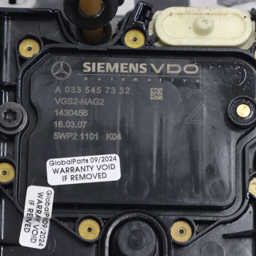 Mercedes W211 722.9 7G Tronic Automatic Transmission Mechatronic - SKU A0335457332 - Part number A0335457332