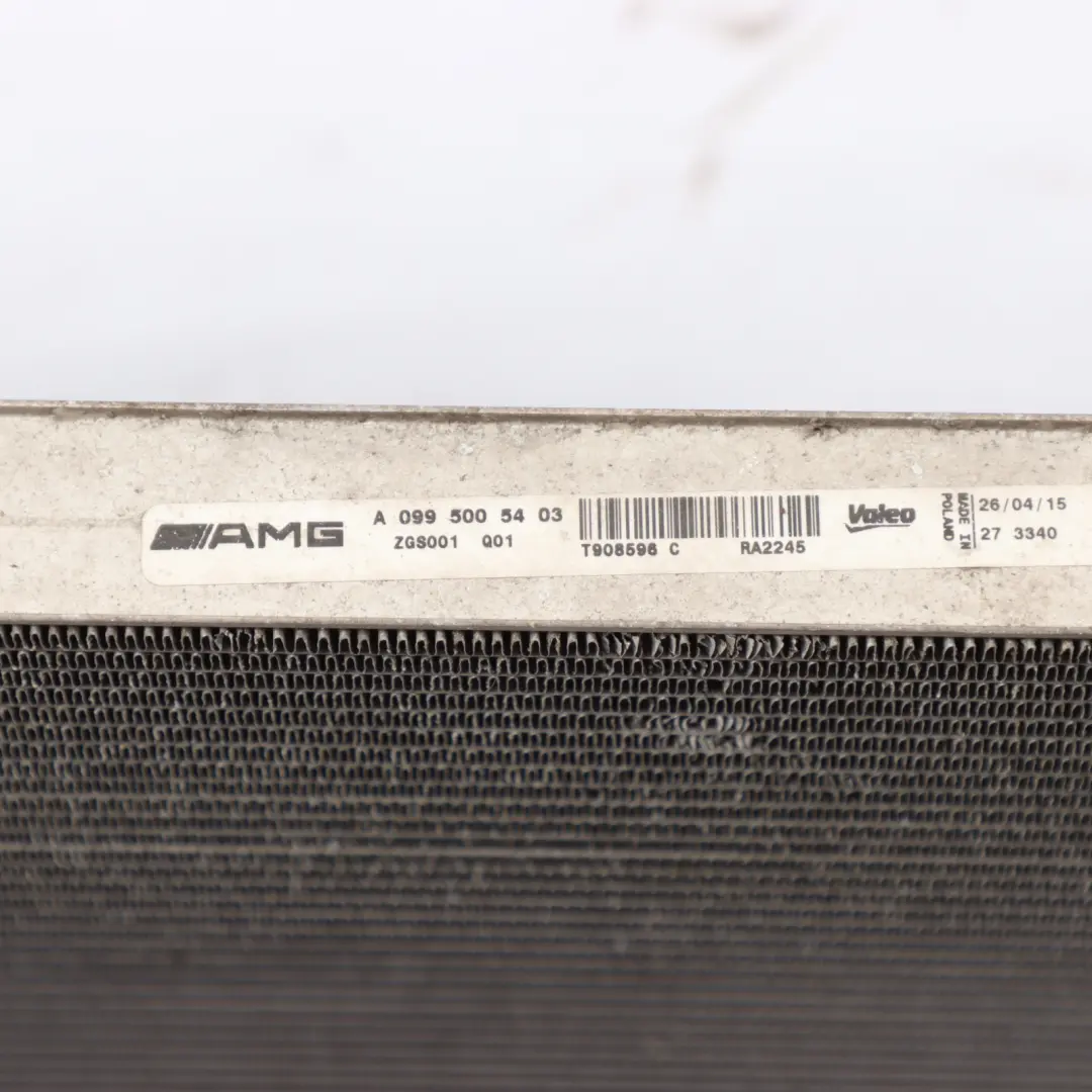 Radiator Mercedes W205 AMG M177 Engine Cooling Water Radiator Unit to with Part number A0995005403 Radiator Mercedes W205 AMG M177 Engine Cooling Water Radiator Unit - SKU A0995005403 - Part number A0995005403