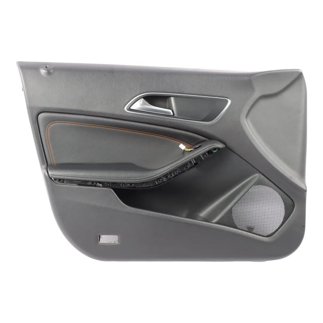Mercedes C117 Door Card Front Left N/S Trim Panel Cover Lining Black - SKU RHD-A1177200501 - Part number A1177200501