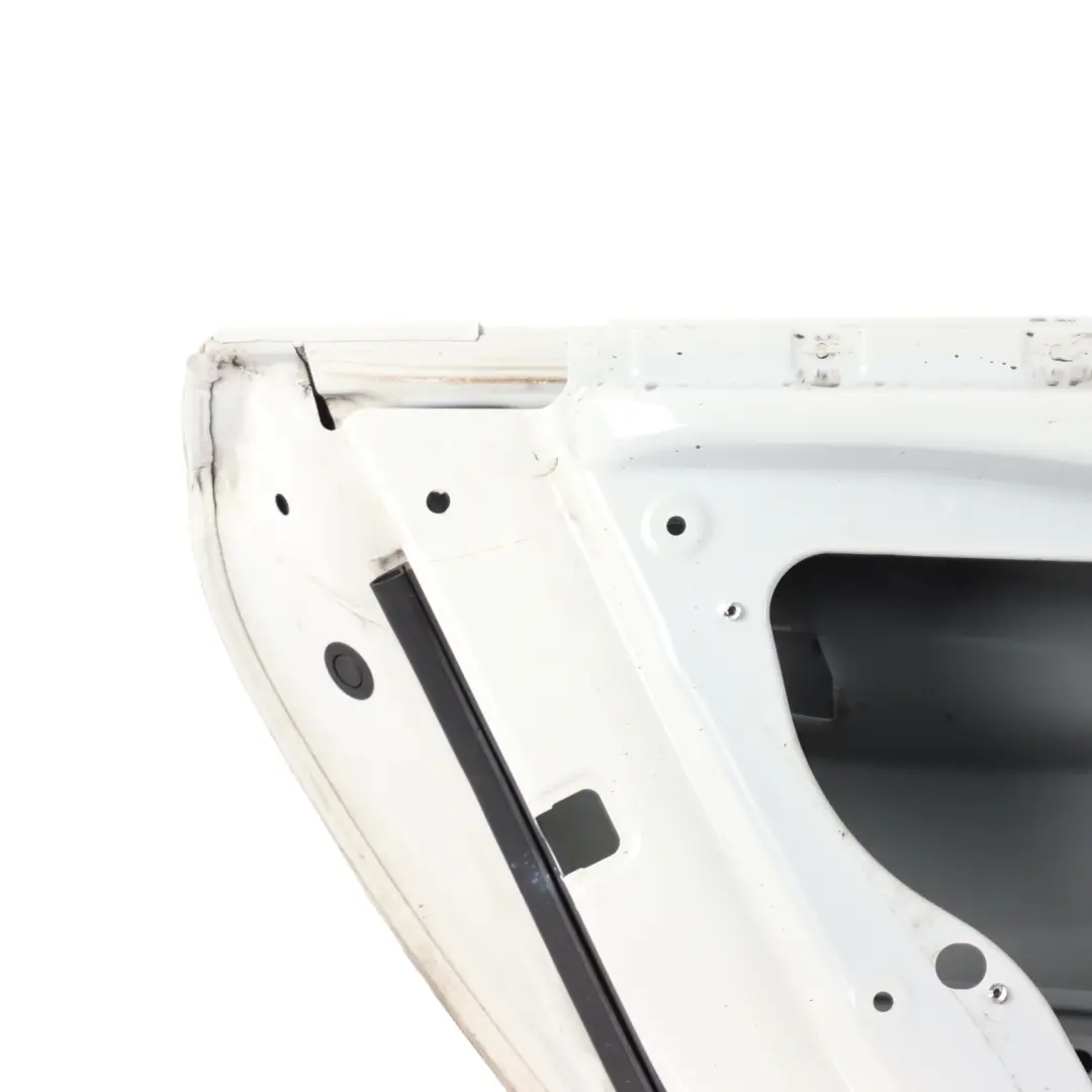 Door Rear Left N/S Covering Panel Calcite White - 650 to Mercedes X117 with Part number A1177300105 Mercedes X117 Door Rear Left N/S Covering Panel Calcite White - 650 - SKU A1177300105-CW - Part number A1177300105