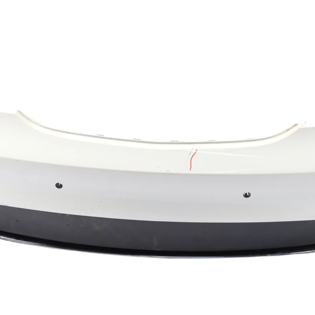 Bumper Trim Panel Covering Calcite White - 650 to Mercedes C117 Rear with Part number A1178800440 Mercedes C117 Rear Bumper Trim Panel Covering Calcite White - 650 - SKU A1178800440-CW1 - Part number A1178800440