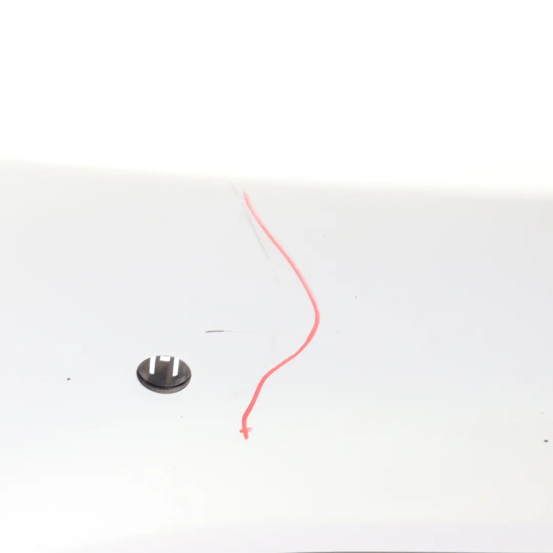 Bumper Trim Panel Covering Calcite White - 650 to Mercedes C117 Rear with Part number A1178800440 Mercedes C117 Rear Bumper Trim Panel Covering Calcite White - 650 - SKU A1178800440-CW1 - Part number A1178800440