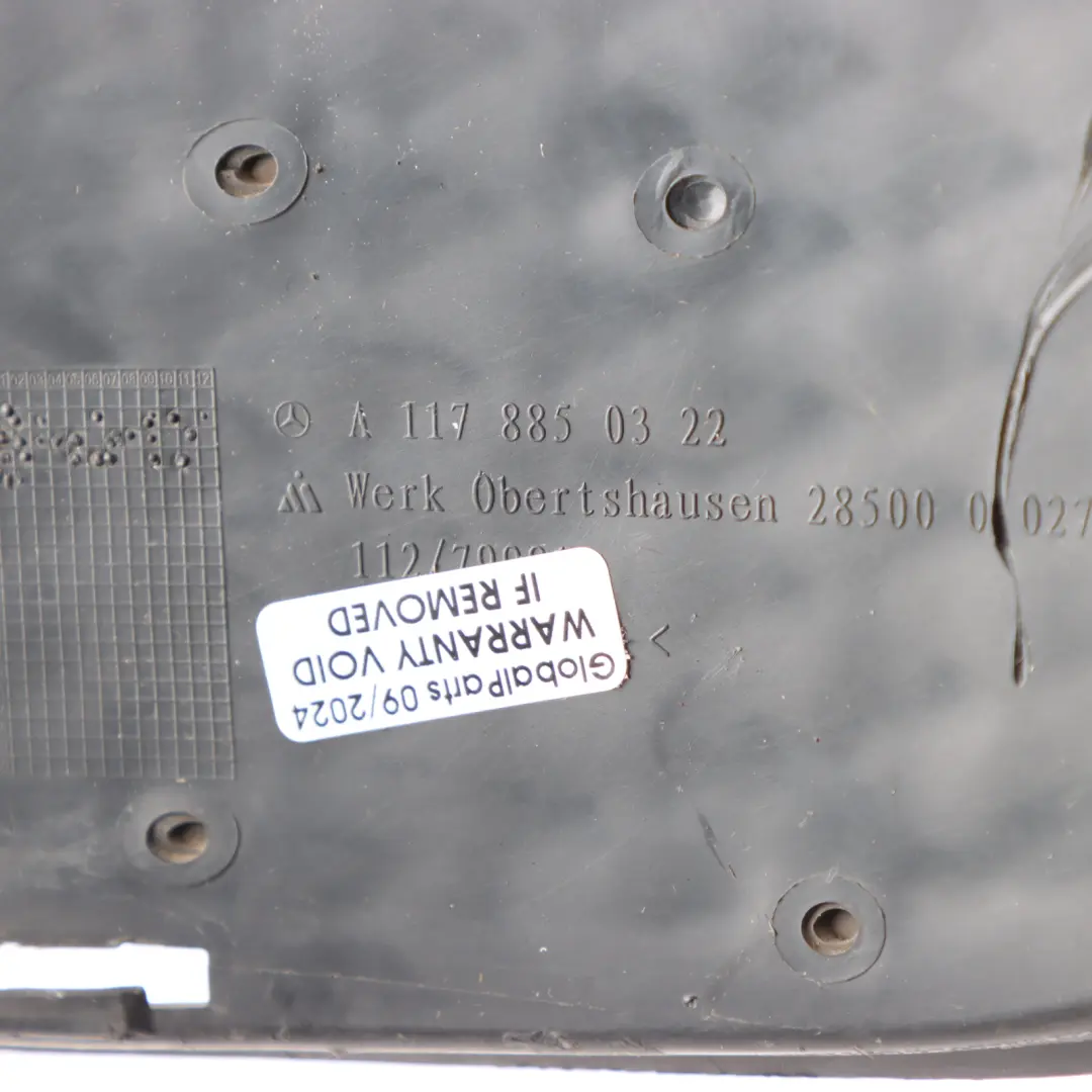 Bumper Fog Lamp Cover Trim Front Left N/S Grill to Mercedes CLA C117 with Part number A1178850322 Mercedes CLA C117 Bumper Fog Lamp Cover Trim Front Left N/S Grill - SKU A1178850322 - Part number A1178850322