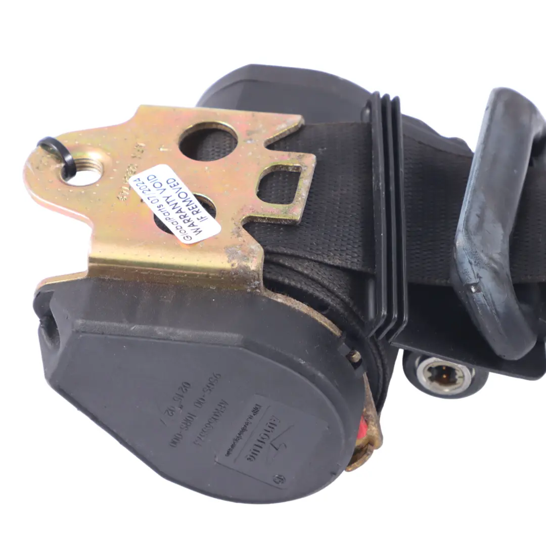 Belt Front Seat Right O/S Safety Belt Black to Mercedes W124 Seat with Part number A1248602286 Mercedes W124 Seat Belt Front Seat Right O/S Safety Belt Black - SKU A1248602286 - Part number A1248602286