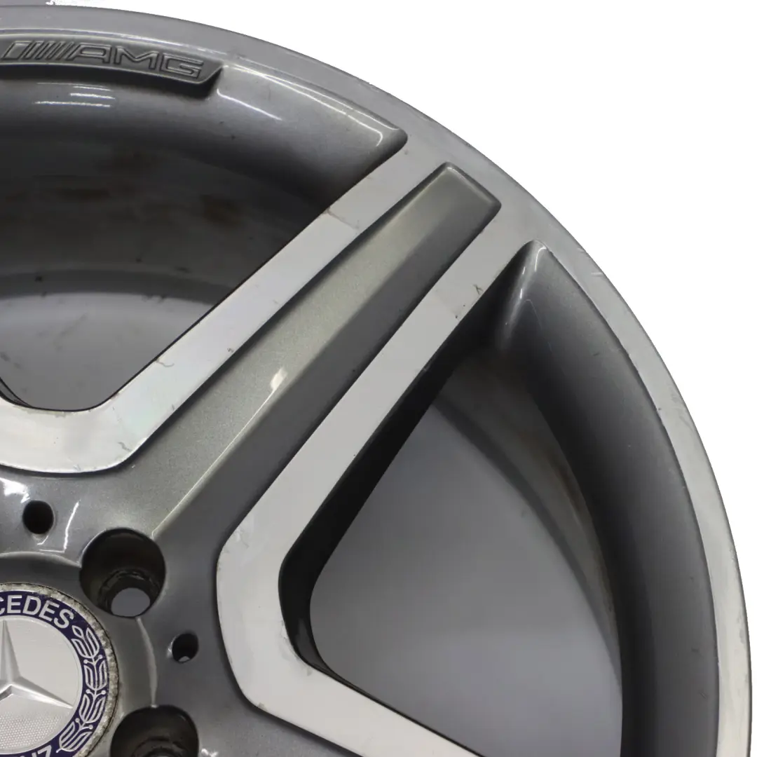 Alloy Rim AMG Grey 19" 8J ET:43,5 5-Spoke to Mercedes GLA X156 Wheel with Part number A1564010600 Mercedes GLA X156 Wheel Alloy Rim AMG Grey 19" 8J ET:43,5 5-Spoke - SKU A1564010600-6 - Part number A1564010600