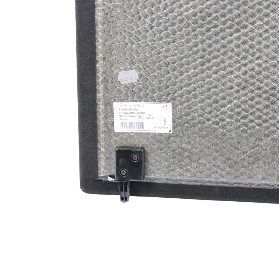 Trunk Floor Liner Cover Mat Carpet Black to Mercedes GLA X156 with Part number A1566805400 Mercedes GLA X156 Trunk Floor Liner Cover Mat Carpet Black - SKU A1566805400-1 - Part number A1566805400