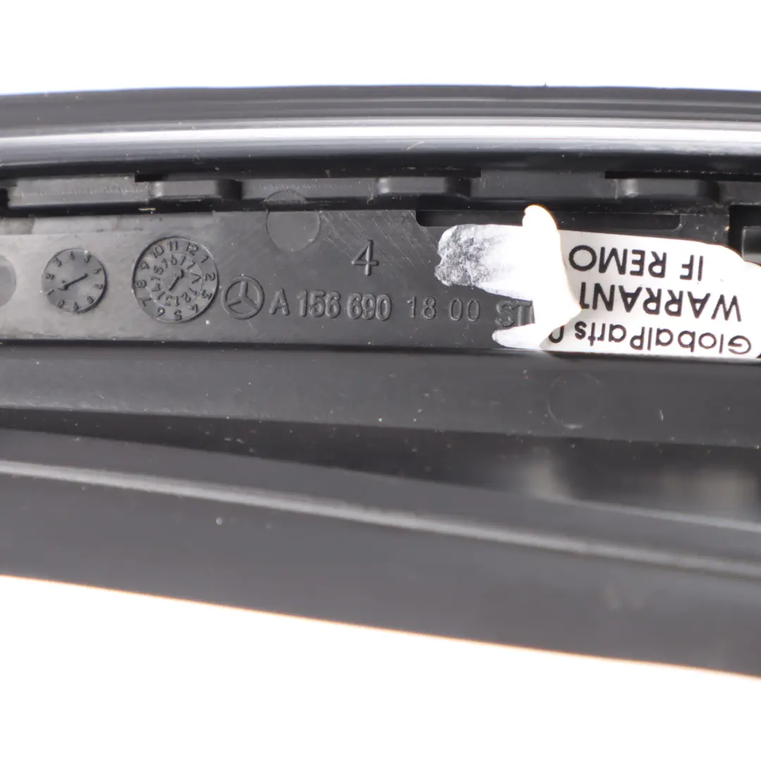 Windshield Water Deflector Front Right O/S Trim to Mercedes GLA X156 with Part number A1566901800 Mercedes GLA X156 Windshield Water Deflector Front Right O/S Trim - SKU A1566901800-1 - Part number A1566901800